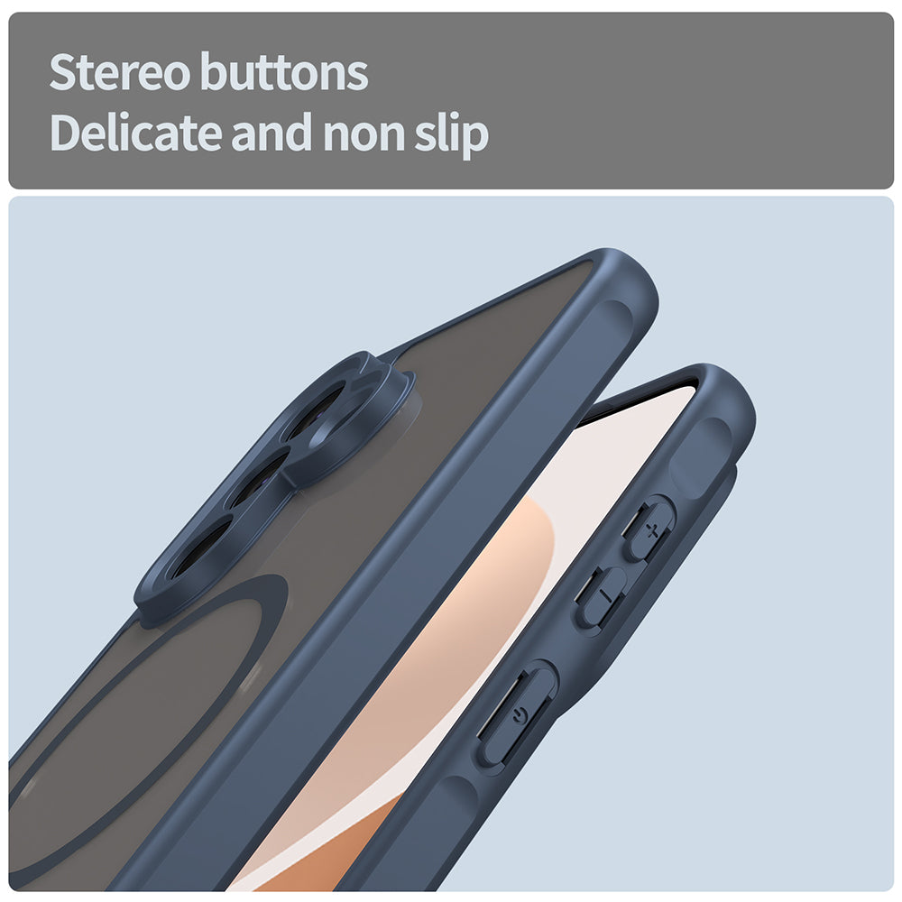 Pouzdro MagSafe pro Samsung Galaxy A57 5G, Techsuit, HaloFrost II, Námořnická modř