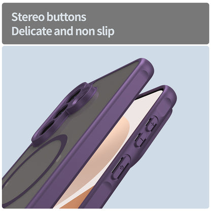 Pouzdro MagSafe pro Samsung Galaxy A57 5G, Techsuit, HaloFrost II, Fialová