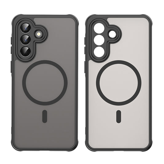 Pouzdro MagSafe pro Samsung Galaxy A57 5G, Techsuit, HaloFrost II, Černá.