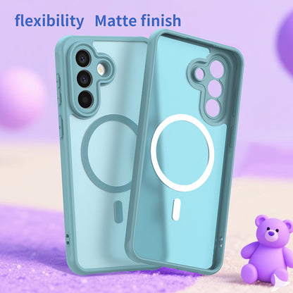 Pouzdro MagSafe pro Samsung Galaxy A57 5G, Techsuit, HaloFrost II, Světle zelená