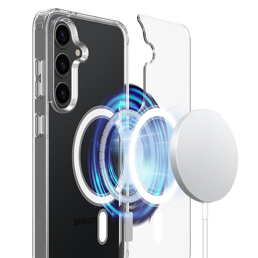 Pouzdro MagSafe pro Samsung Galaxy A57 5G, Techsuit, Pro, Průhledné