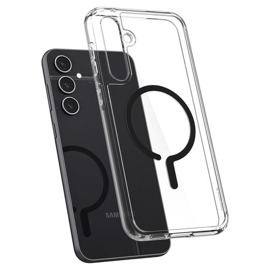 Pouzdro MagSafe pro Samsung Galaxy S23 FE S711, Spigen, Ultra Hybrid OneTap Ring, Průhledné
