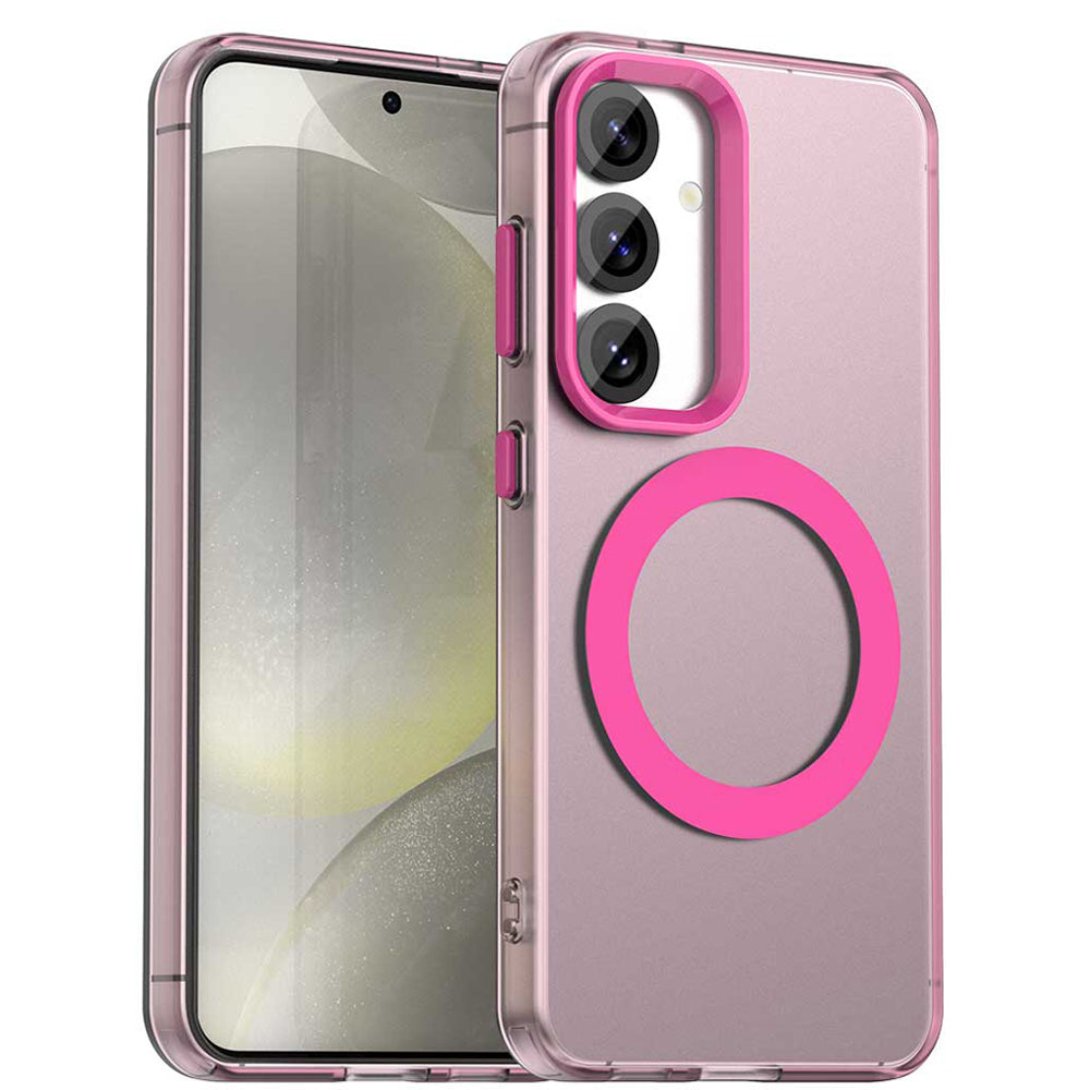 MagSafe pouzdro pro Samsung Galaxy S23 FE S711, Techsuit, CandyCase, Růžová