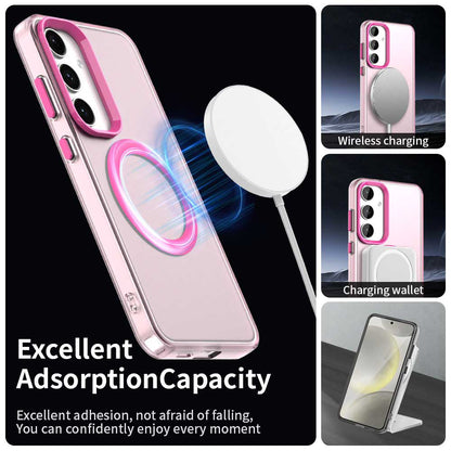MagSafe pouzdro pro Samsung Galaxy S23 FE S711, Techsuit, CandyCase, Růžová