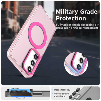 MagSafe pouzdro pro Samsung Galaxy S23 S911, Techsuit, CandyCase, Růžová