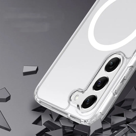 MagSafe pouzdro pro Samsung Galaxy S23 S911, Techsuit, Pro, průhledné