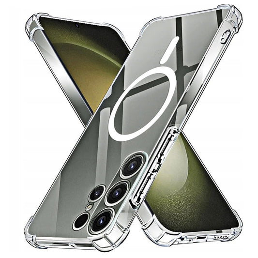 MagSafe pouzdro pro Samsung Galaxy S23 Ultra S918, Techsuit, nárazuvzdorné, průhledné
