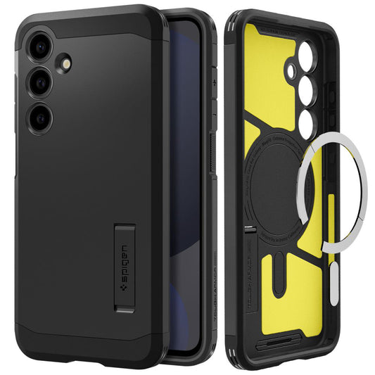 Pouzdro MagSafe pro Samsung Galaxy S24 FE S721, Spigen, Tough Armor, Černé ACS08625