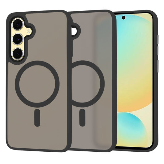 Pouzdro MagSafe pro Samsung Galaxy S24 FE S721, Techsuit, HaloFrost, Černá