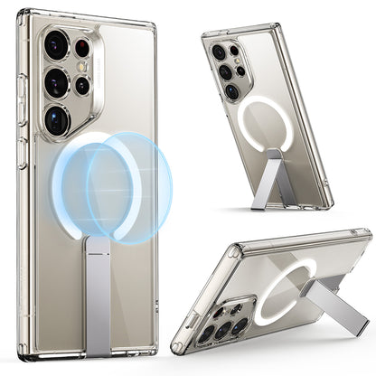 MagSafe Case for Samsung Galaxy S24 Ultra S928, ESR, Boost Flickstand, Transparent