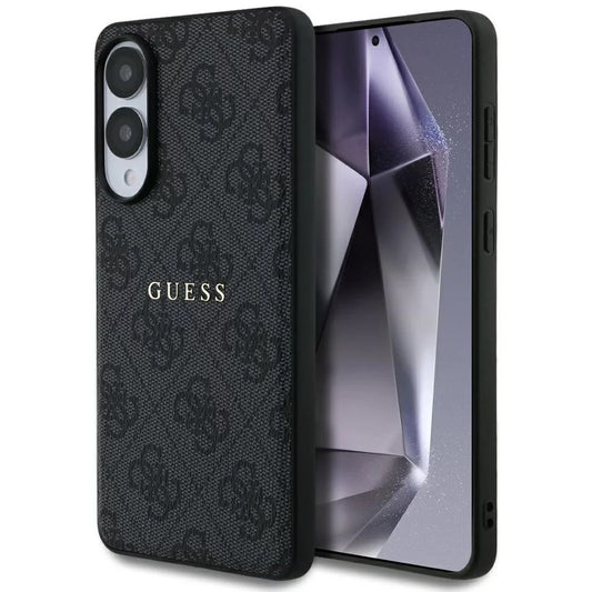 Pouzdro MagSafe pro Samsung Galaxy S25 Edge S937, Guess, 4G Ring Classic Logo, Černá