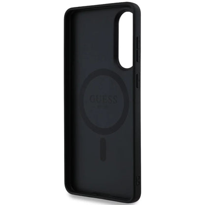 Pouzdro MagSafe pro Samsung Galaxy S25 Edge S937, Guess, 4G Ring Classic Logo, Černá