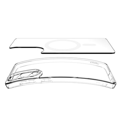 Pouzdro MagSafe pro Samsung Galaxy S25 Edge S937, Spigen, Ultra Hybrid, Bílá ACS09418