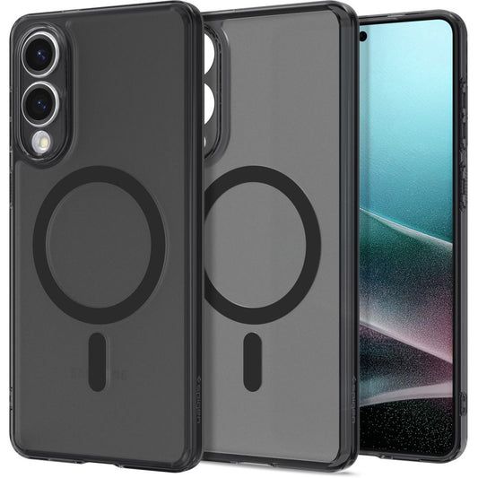 Pouzdro MagSafe pro Samsung Galaxy S25 Edge S937, Spigen, Ultra Hybrid, Saténově černé ACS09419