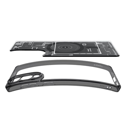 Pouzdro MagSafe pro Samsung Galaxy S25 Edge S937, Spigen, Ultra Hybrid Zero One, Černé ACS09415