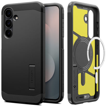 Pouzdro MagSafe pro Samsung Galaxy S25 FE, Spigen, Tough Armor, Černé