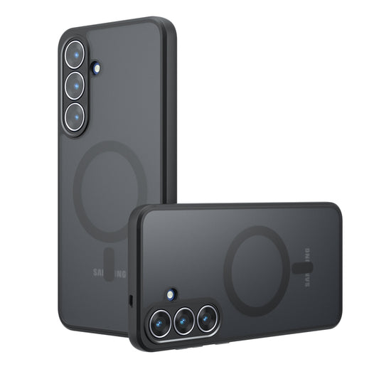 Pouzdro MagSafe pro Samsung Galaxy S25 FE, Techsuit, PureFrost, Saténově černé