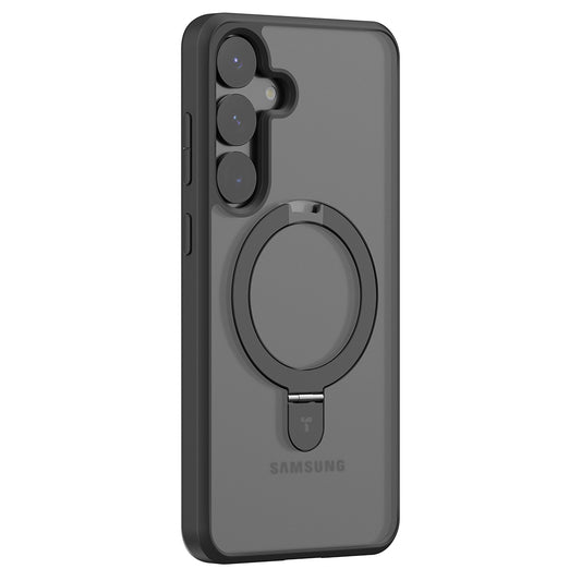 Pouzdro MagSafe pro Samsung Galaxy S25+ S936, Torras, Ostand, Černá