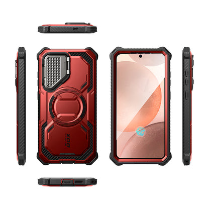 Pouzdro MagSafe pro Samsung Galaxy S25 S931, i-Blason, ArmorBox, Červené