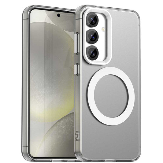 MagSafe pouzdro pro Samsung Galaxy S25 S931 / S24 S921, Techsuit, CandyCase, bílé