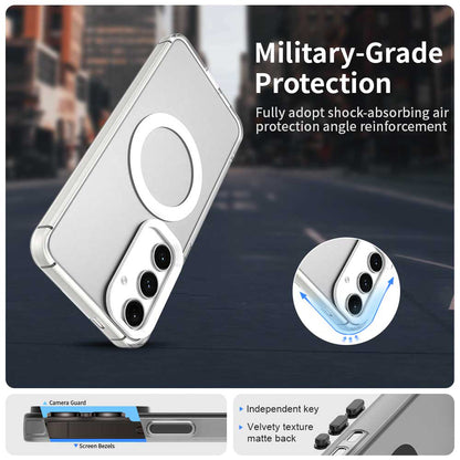 MagSafe pouzdro pro Samsung Galaxy S25 S931 / S24 S921, Techsuit, CandyCase, bílé