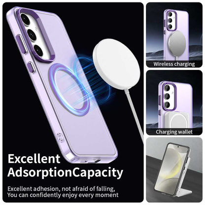MagSafe pouzdro pro Samsung Galaxy S25 S931 / S24 S921, Techsuit, CandyCase, Fialová