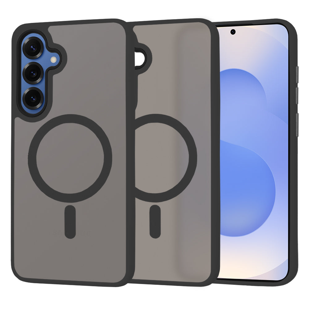 Pouzdro MagSafe pro Samsung Galaxy S25 S931, Techsuit, HaloFrost, Černá