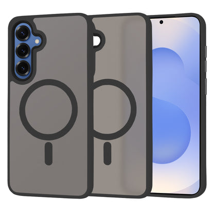 Pouzdro MagSafe pro Samsung Galaxy S25 S931, Techsuit, HaloFrost, Černá