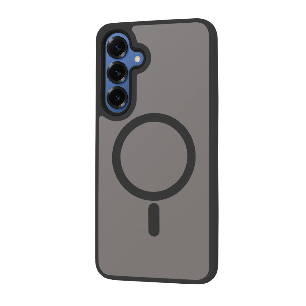 Pouzdro MagSafe pro Samsung Galaxy S25 S931, Techsuit, HaloFrost, Černá