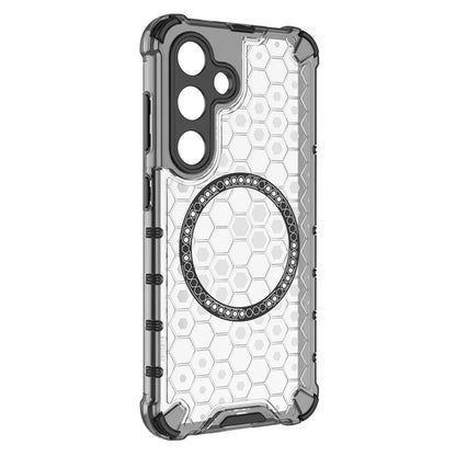 MagSafe pouzdro pro Samsung Galaxy S25 S931, Techsuit, HoneyComb Shield, bílé