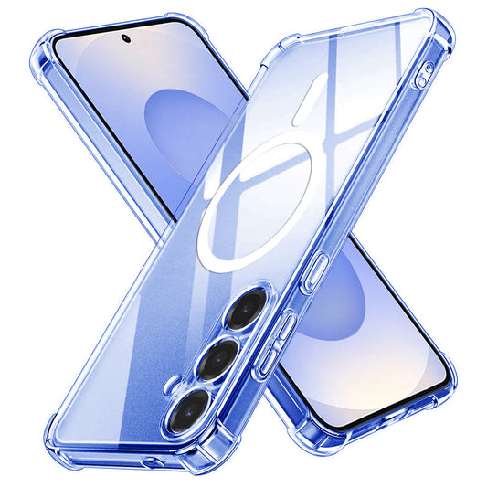 MagSafe pouzdro pro Samsung Galaxy S25 S931, Techsuit, nárazuvzdorné, průhledné