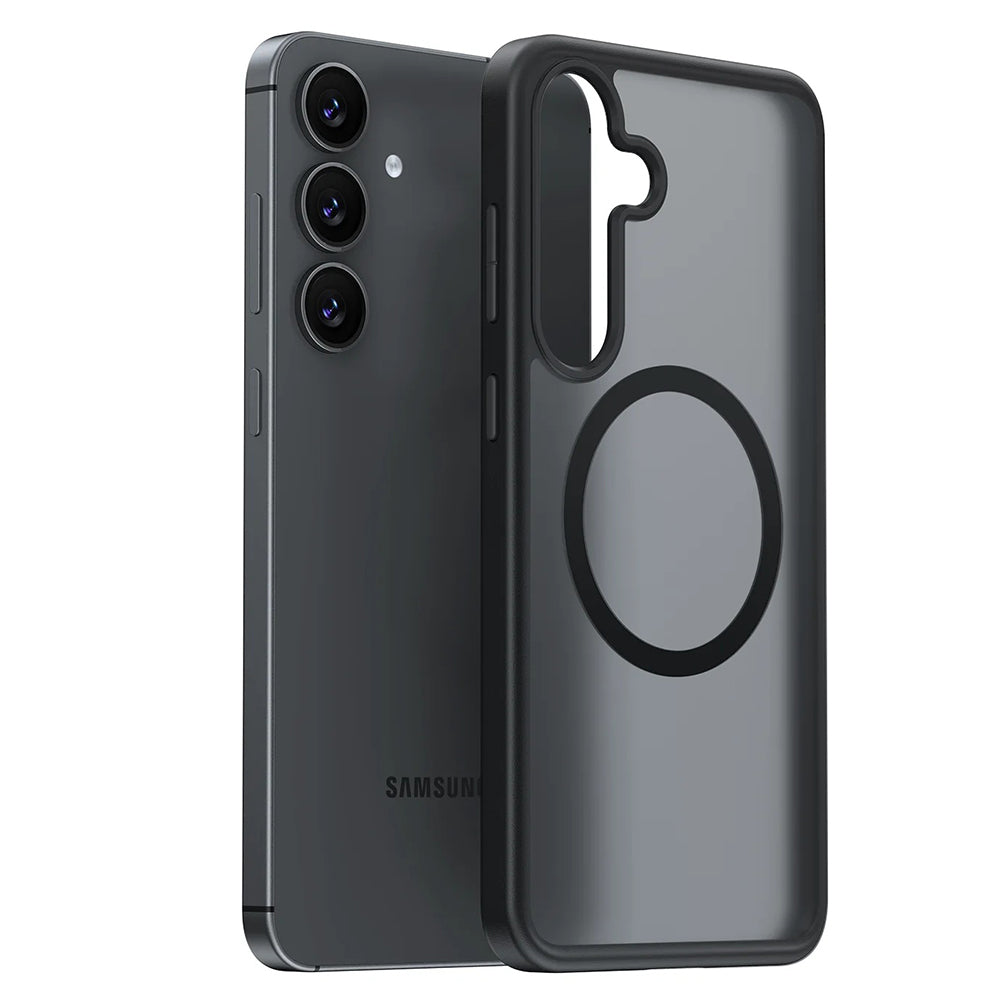 Pouzdro MagSafe pro Samsung Galaxy S25 S931, Torras, Guardian, Černá