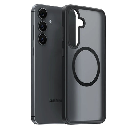 Pouzdro MagSafe pro Samsung Galaxy S25 S931, Torras, Guardian, Černá