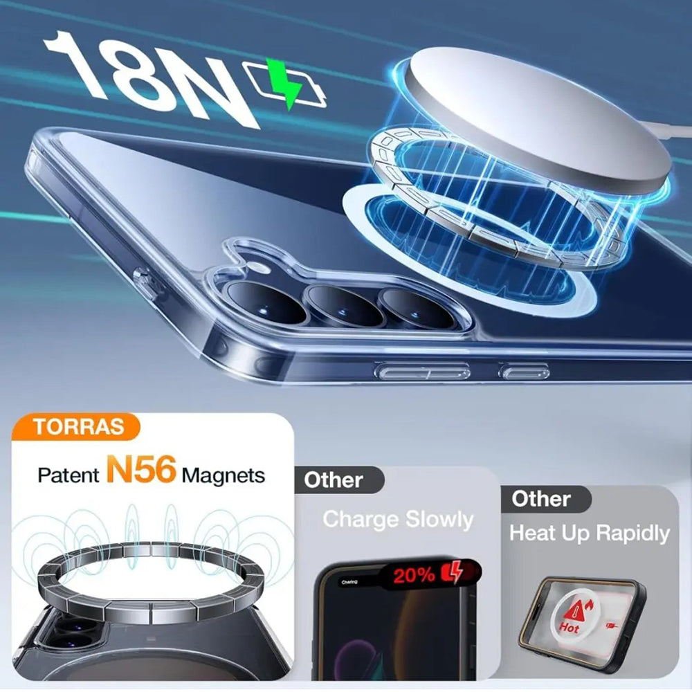 Pouzdro MagSafe pro Samsung Galaxy S25 S931, Torras, Guardian, Černá