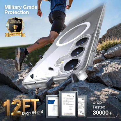 Pouzdro MagSafe pro Samsung Galaxy S25 S931, Torras, Guardian, Černá