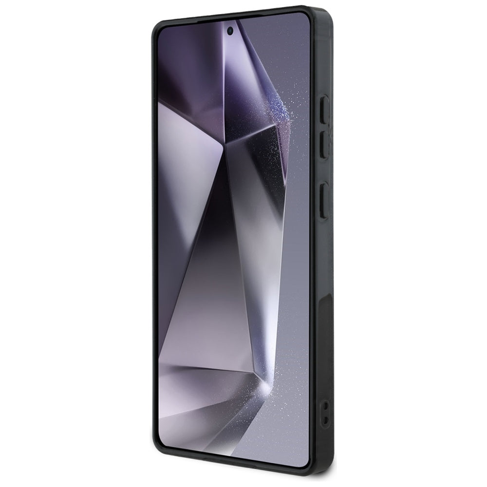 MagSafe Case for Samsung Galaxy S25 Ultra S938, Guess, IML Peony On 4G Background, Black