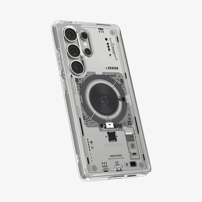 Pouzdro MagSafe pro Samsung Galaxy S25 Ultra S938, Spigen, Ultra Hybrid Neo One, Průhledné