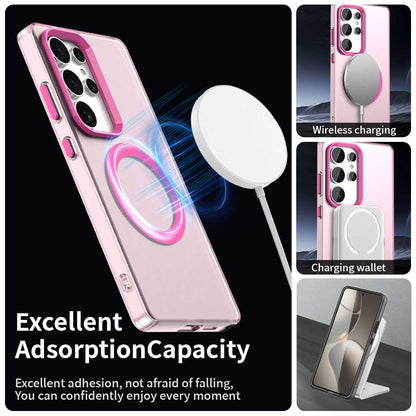 MagSafe Case for Samsung Galaxy S25 Ultra S938, Techsuit, CandyCase, Pink