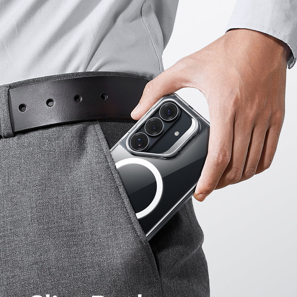 MagSafe Case for Samsung Galaxy S26, ESR, Classic Hybrid Kickstand, Transparent