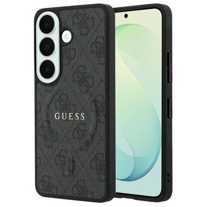 MagSafe pouzdro pro Samsung Galaxy S26 FE S741, Guess, 4G Embossed Ring Classic Logo, černé