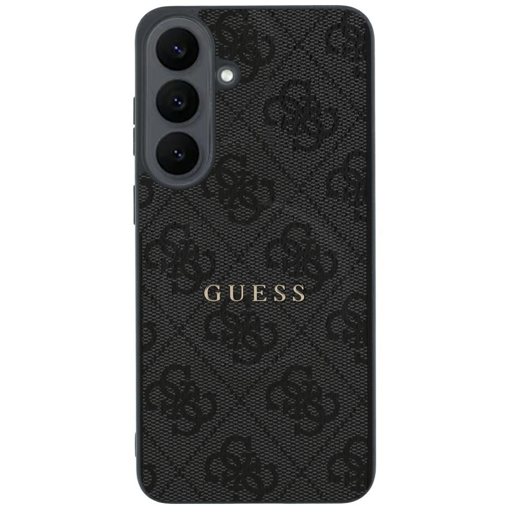 MagSafe pouzdro pro Samsung Galaxy S26 FE S741, Guess, 4G Embossed Ring Classic Logo, černé
