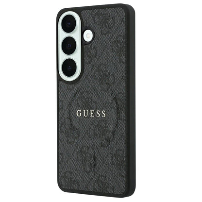 MagSafe pouzdro pro Samsung Galaxy S26 FE S741, Guess, 4G Embossed Ring Classic Logo, černé