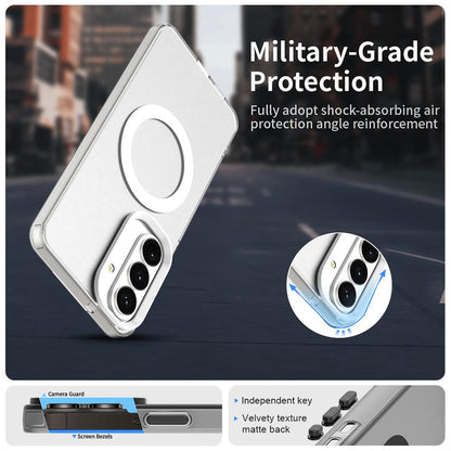 Pouzdro MagSafe pro Samsung Galaxy S26 FE S741, Techsuit, CandyCase, bílé