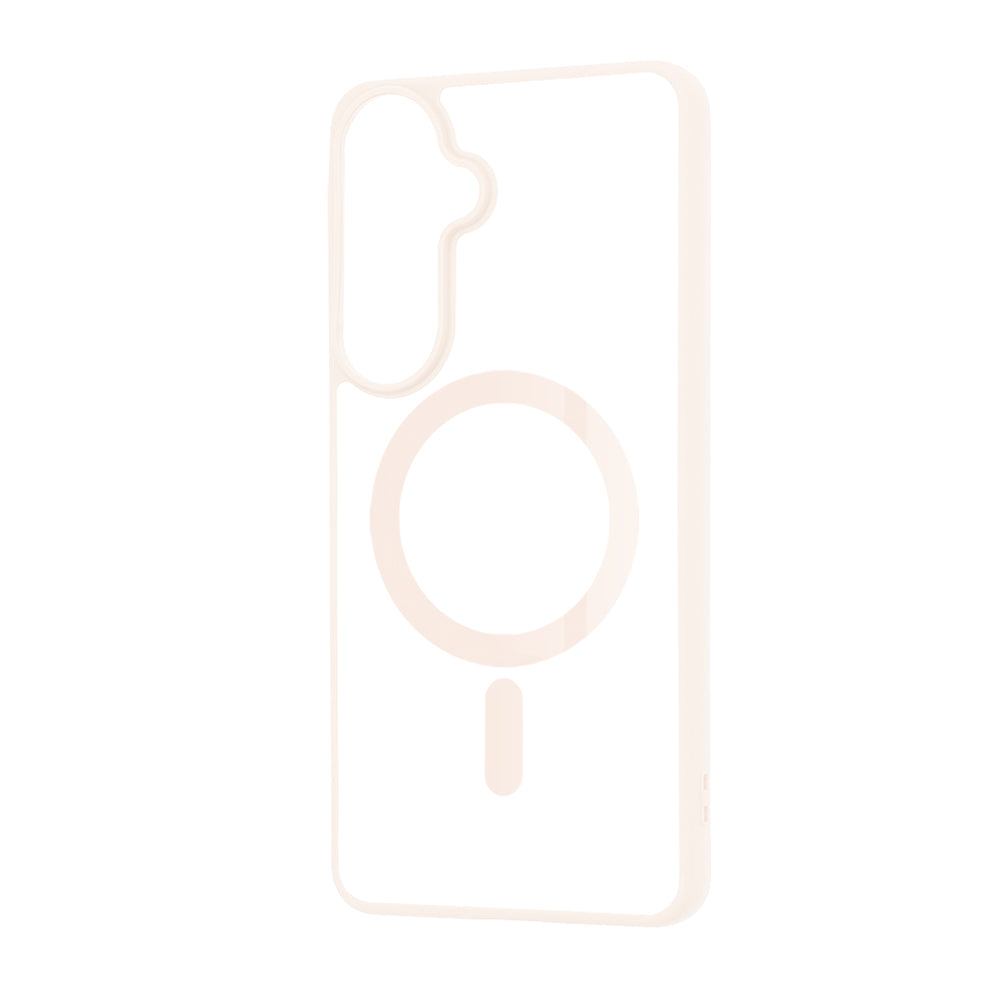 Pouzdro MagSafe pro Samsung Galaxy S26 FE S741, Techsuit, Pro, růžové