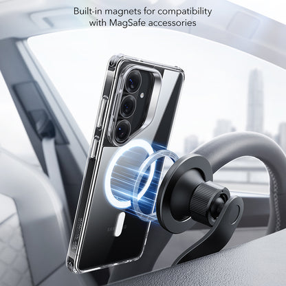 Pouzdro MagSafe pro Samsung Galaxy S26 Plus, ESR, Classic Hybrid Kickstand, Průhledné