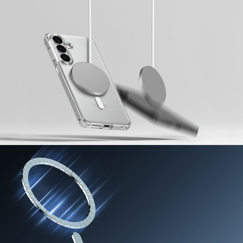 Pouzdro MagSafe pro Samsung Galaxy S26 Plus, Ringke, Fusion, Průhledné