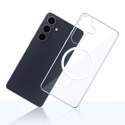 Pouzdro MagSafe pro Samsung Galaxy S26 Plus S947, 3MK, Clear MagCase, Průhledné