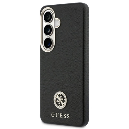 Pouzdro MagSafe pro Samsung Galaxy S26 Plus S947, Guess, Rhinestone Round Logo, Černá