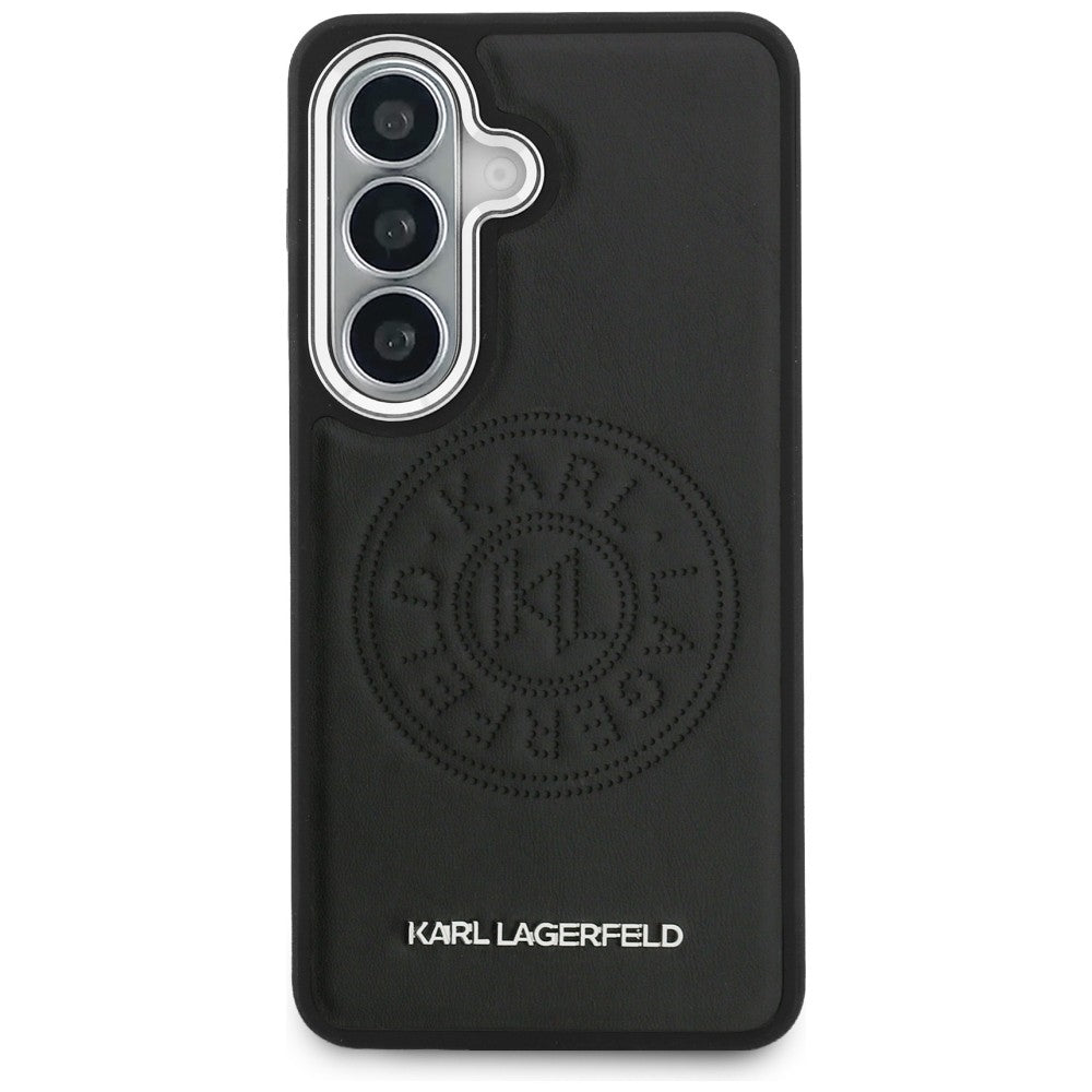 MagSafe pouzdro pro Samsung Galaxy S26 Plus S947, Karl Lagerfeld, Karl Round Point Logo, černé
