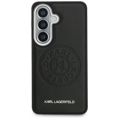 MagSafe pouzdro pro Samsung Galaxy S26 Plus S947, Karl Lagerfeld, Karl Round Point Logo, černé